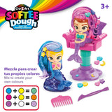 Jogo de Plasticina Cra-Z-Art Softee Dough Cabelo sirenas (4 Unidades) - EcoNest