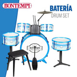 Bateria Musical Bontempi Azul Plástico 85 x 68 x 65 cm (9 Peças) (2 Unidades) - EcoNest