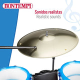 Bateria Musical Bontempi Azul Plástico 85 x 68 x 65 cm (9 Peças) (2 Unidades) - EcoNest