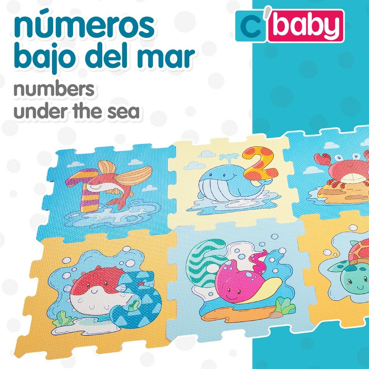 Tapete de jogos Colorbaby Marinha EVA 8 Peças (4 Unidades) - EcoNest