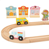 Tren com Circuito Woomax 6 Unidades 39 x 1 x 26 cm - EcoNest