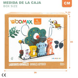 Jogo Educativo Woomax animais 25 x 22 x 10 cm (6 Unidades) - EcoNest