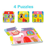 Puzzle Lisciani Carotina Baby Quinta 4 em 1 16 x 1 x 16,5 cm (12 Unidades) - EcoNest