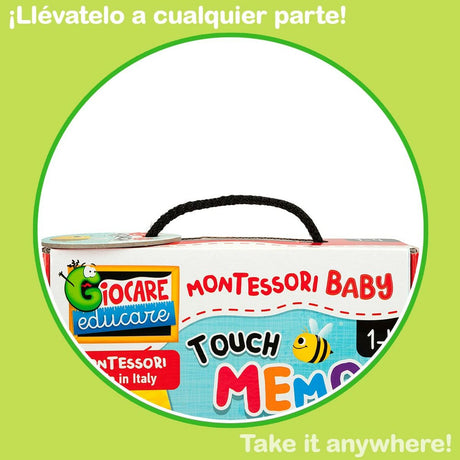 Jogo de Memória Lisciani Puzzle Infantil Tátil 24 Peças - EcoNest
