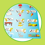 Jogo Educativo Lisciani Carotina Baby Happy English Eletrónico Puzzle 4,5 x 14,5 x 3 cm (6 Unidades) - EcoNest