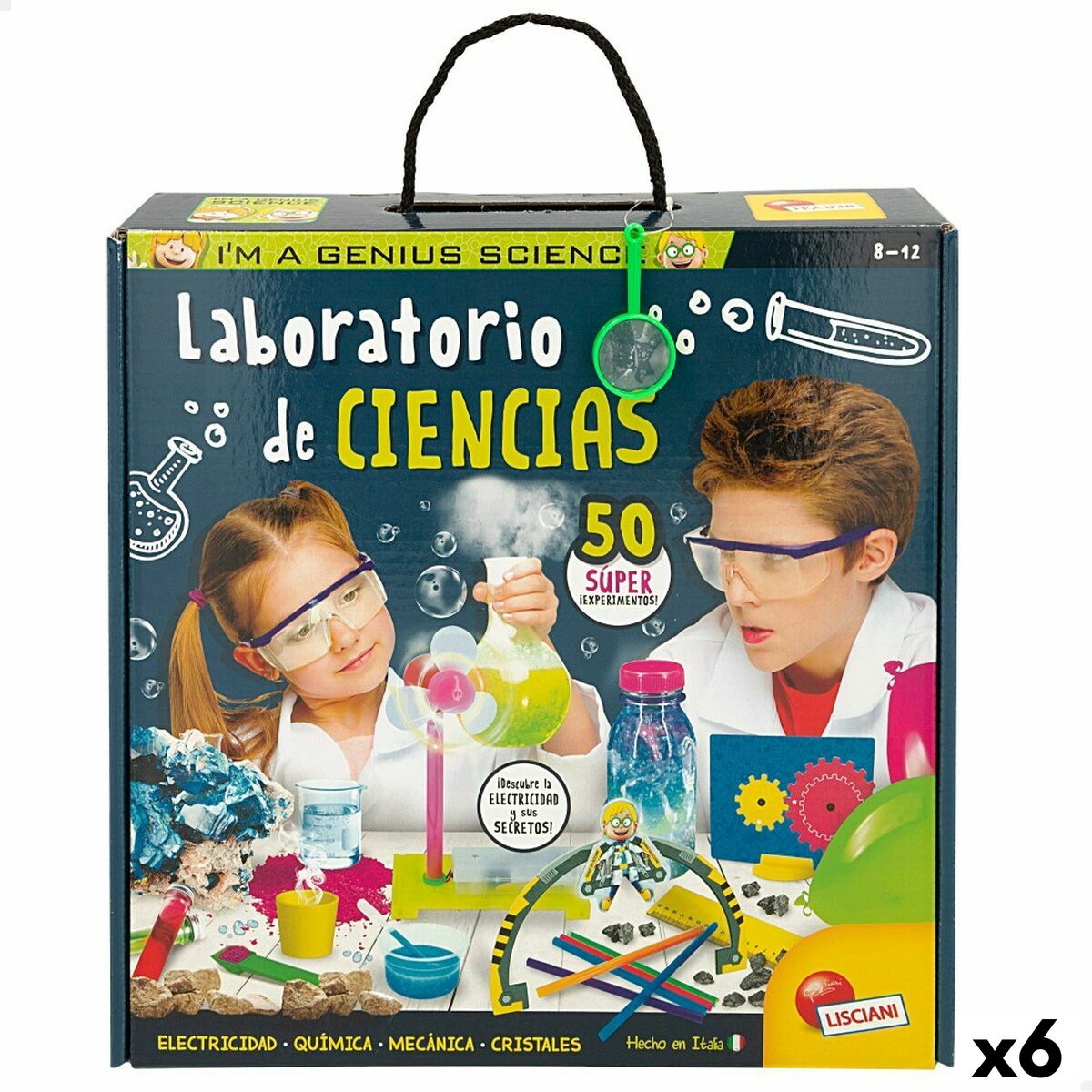 Jogo de Ciência Lisciani Laboratorio ES (6 Unidades) - EcoNest