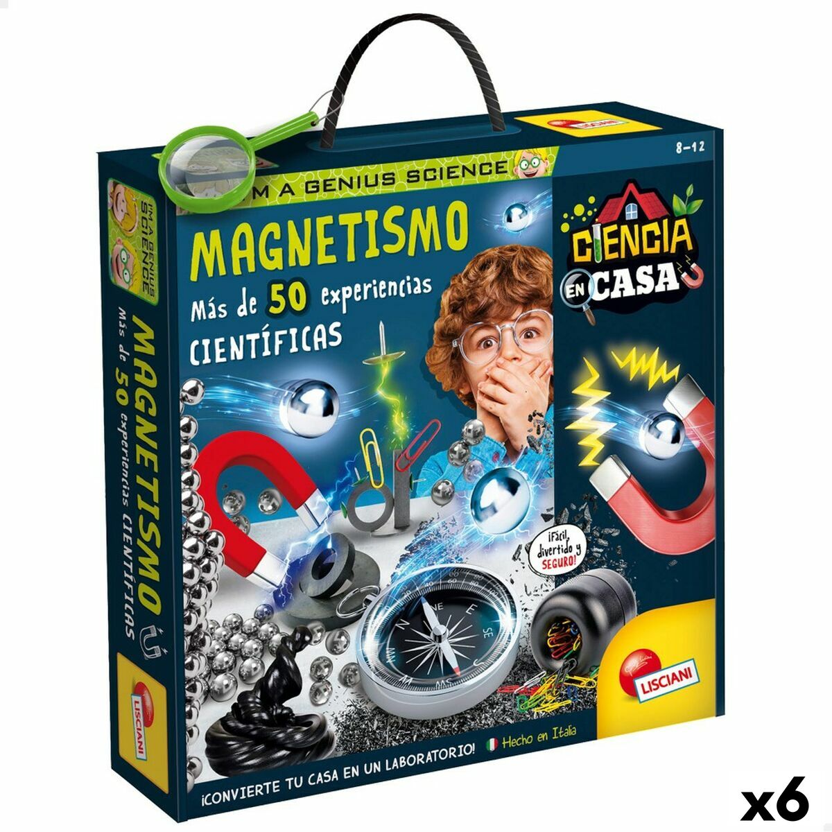 Jogo de Ciência Lisciani Magnetismo ES (6 Unidades) - EcoNest