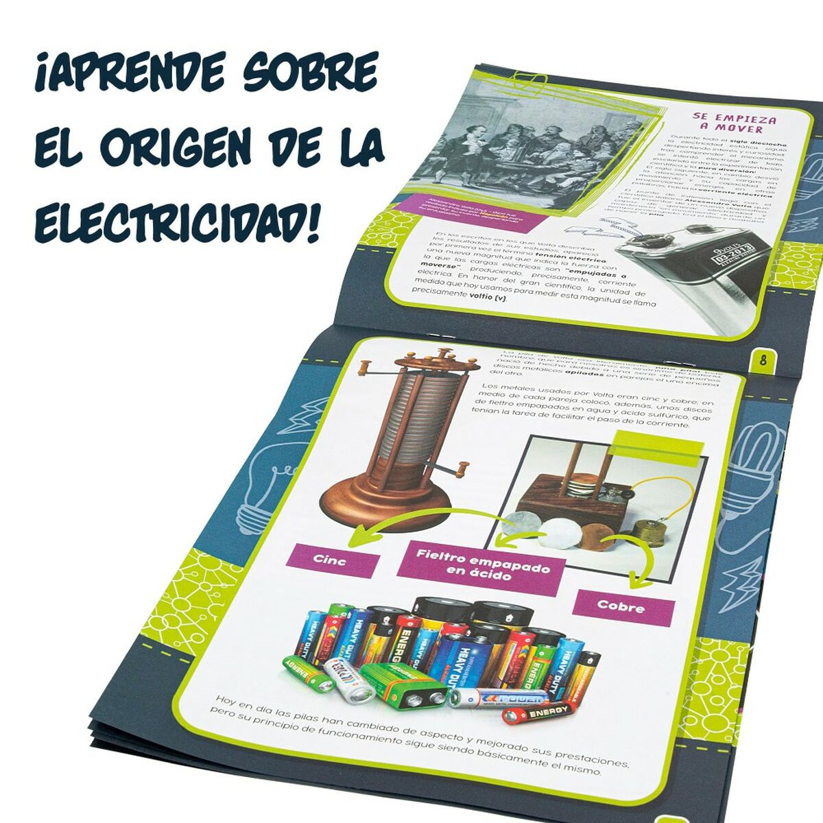 Jogo de Ciência Lisciani Electricidad ES (6 Unidades) - EcoNest