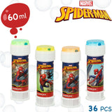 Frasco para bolas de sabão Spider-Man 60 ml 3,8 x 11,5 x 3,8 cm (216 Unidades) - EcoNest