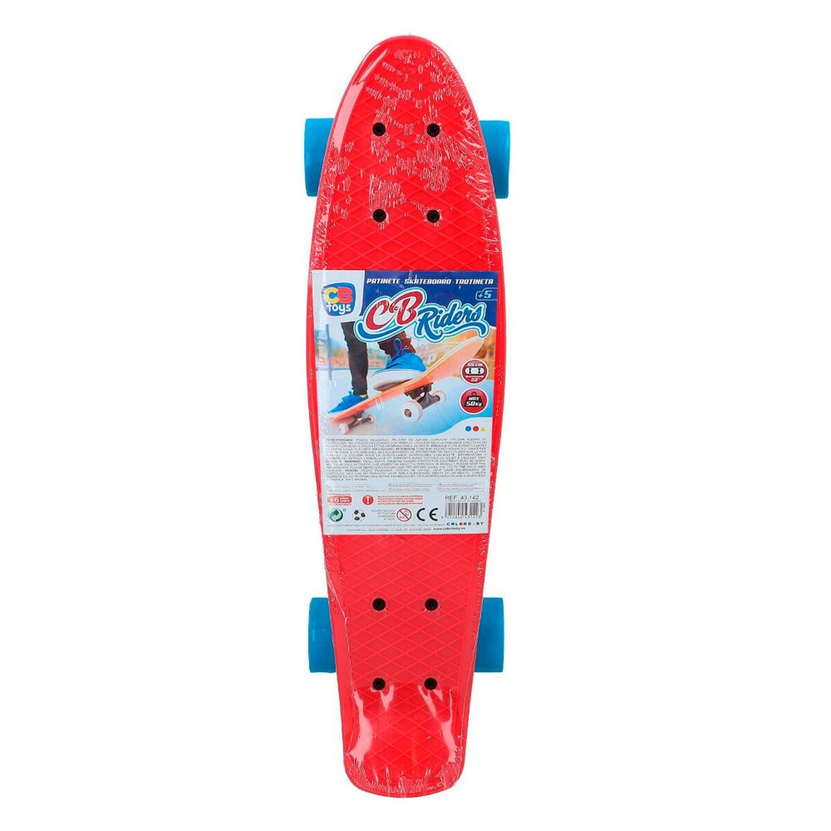 Skate Colorbaby Vermelho (6 Unidades) - EcoNest