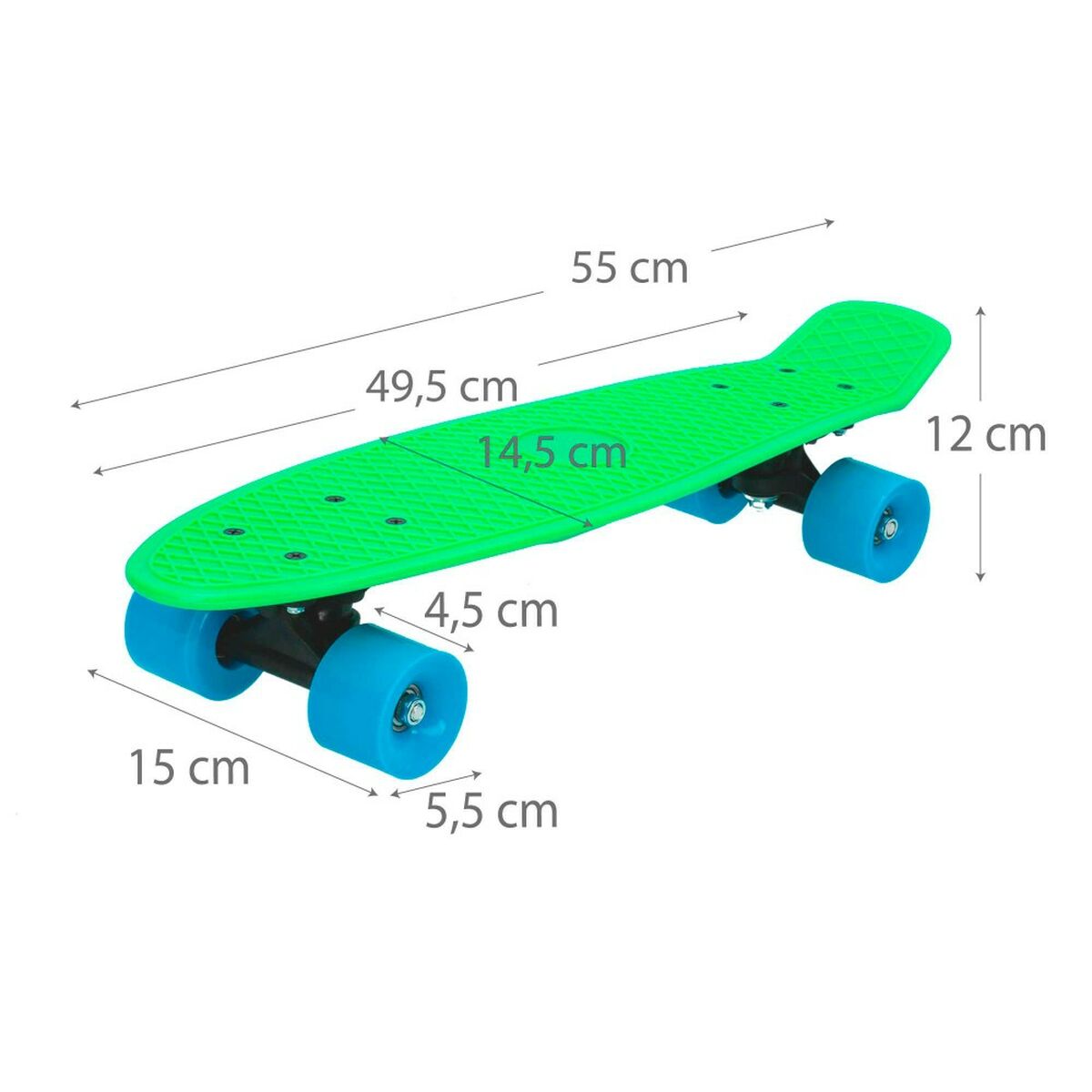 Skate Colorbaby Verde (6 Unidades) - EcoNest