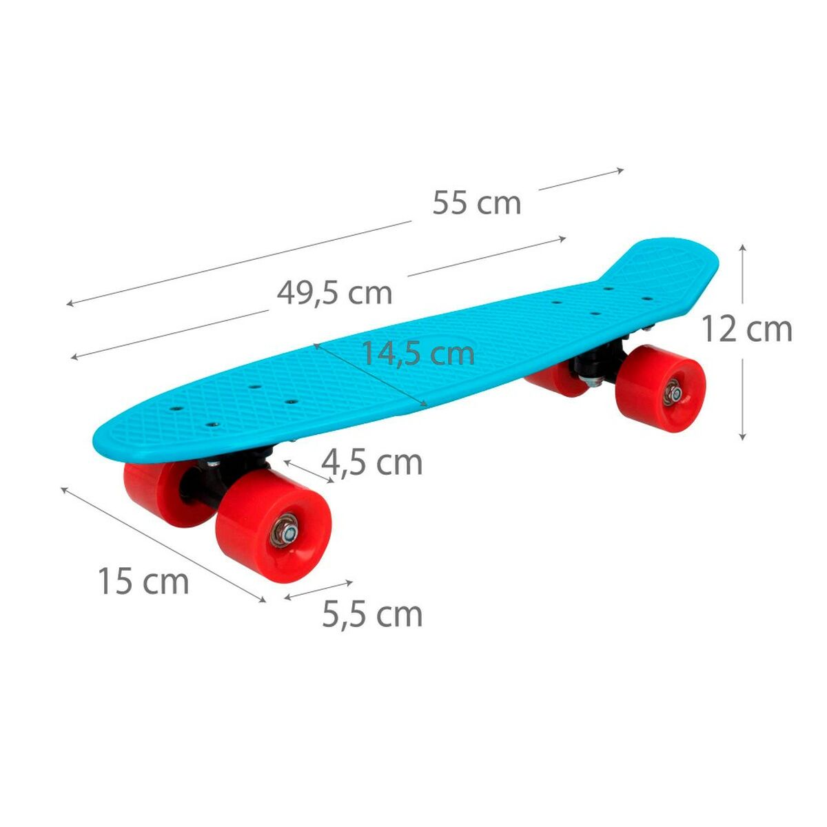 Skate Colorbaby Azul (6 Unidades) - EcoNest