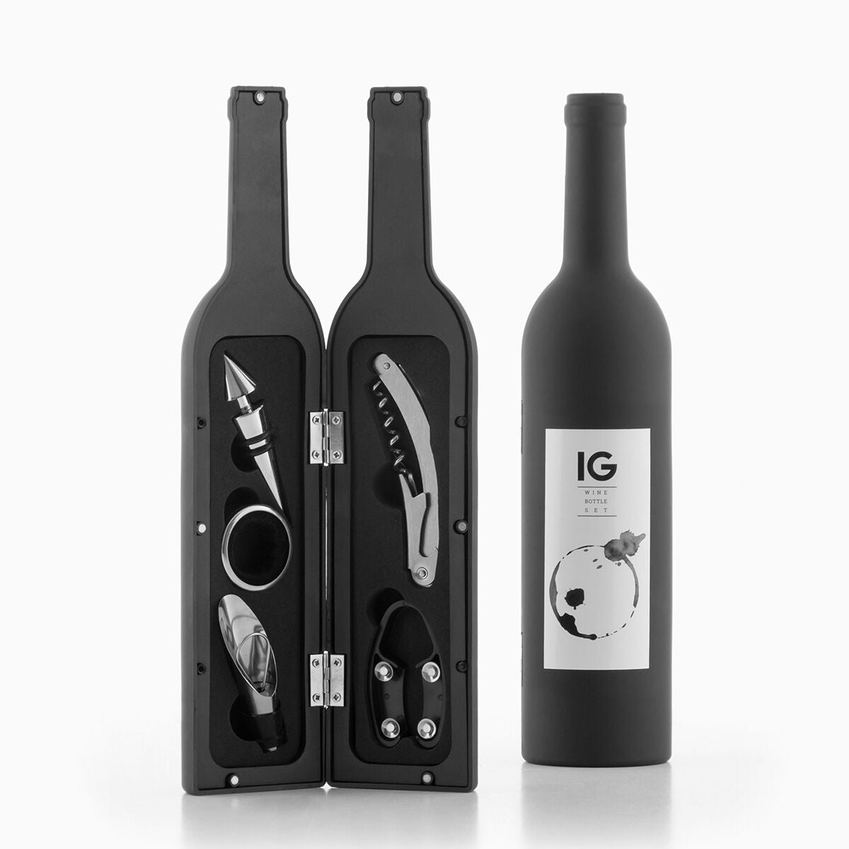 Estojo de Vinho Garrafa InnovaGoods 5 Peças - EcoNest