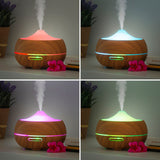 Humidificador Difusor de Aromas com LED Multicores Wooden-Effect InnovaGoods - EcoNest