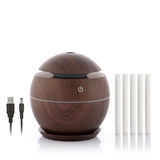 Mini-Humidificador Difusor de Aromas Dark Walnut InnovaGoods - EcoNest