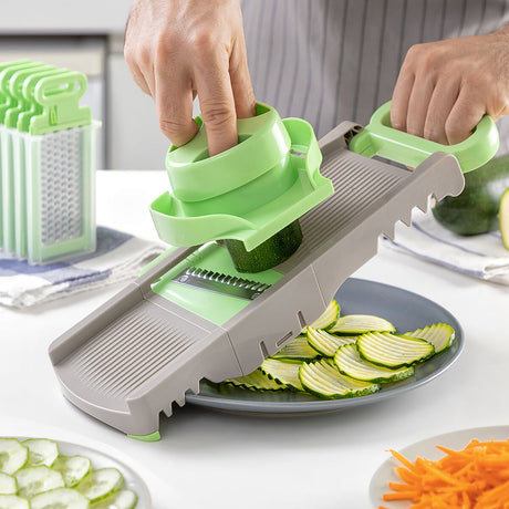 Mandolina-Ralador Dobrável 6 em 1 Choppie InnovaGoods - EcoNest