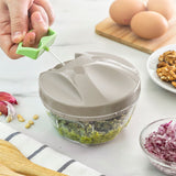 Mini picadora manual com fio Spinop InnovaGoods - EcoNest