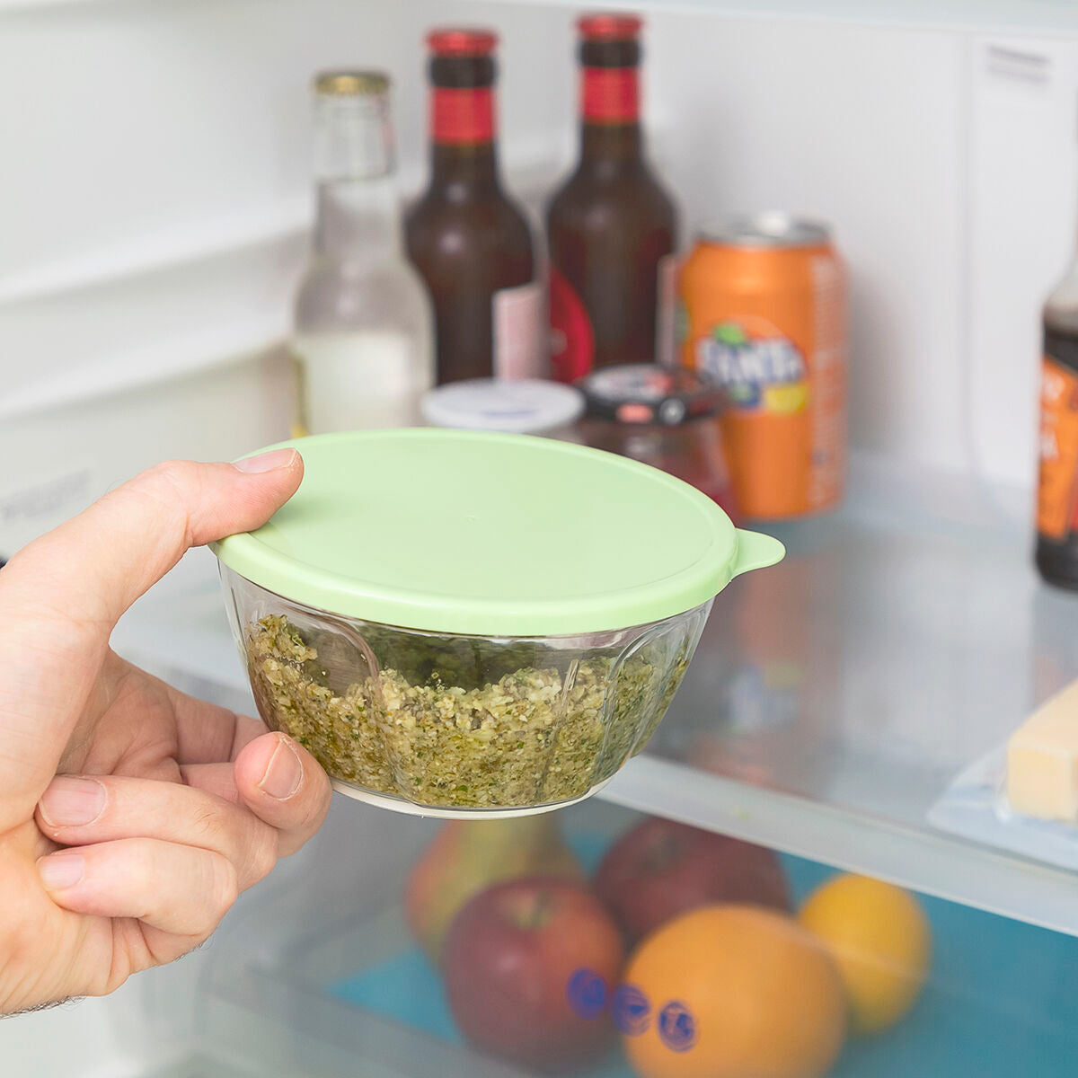 Mini picadora manual com fio Spinop InnovaGoods - EcoNest