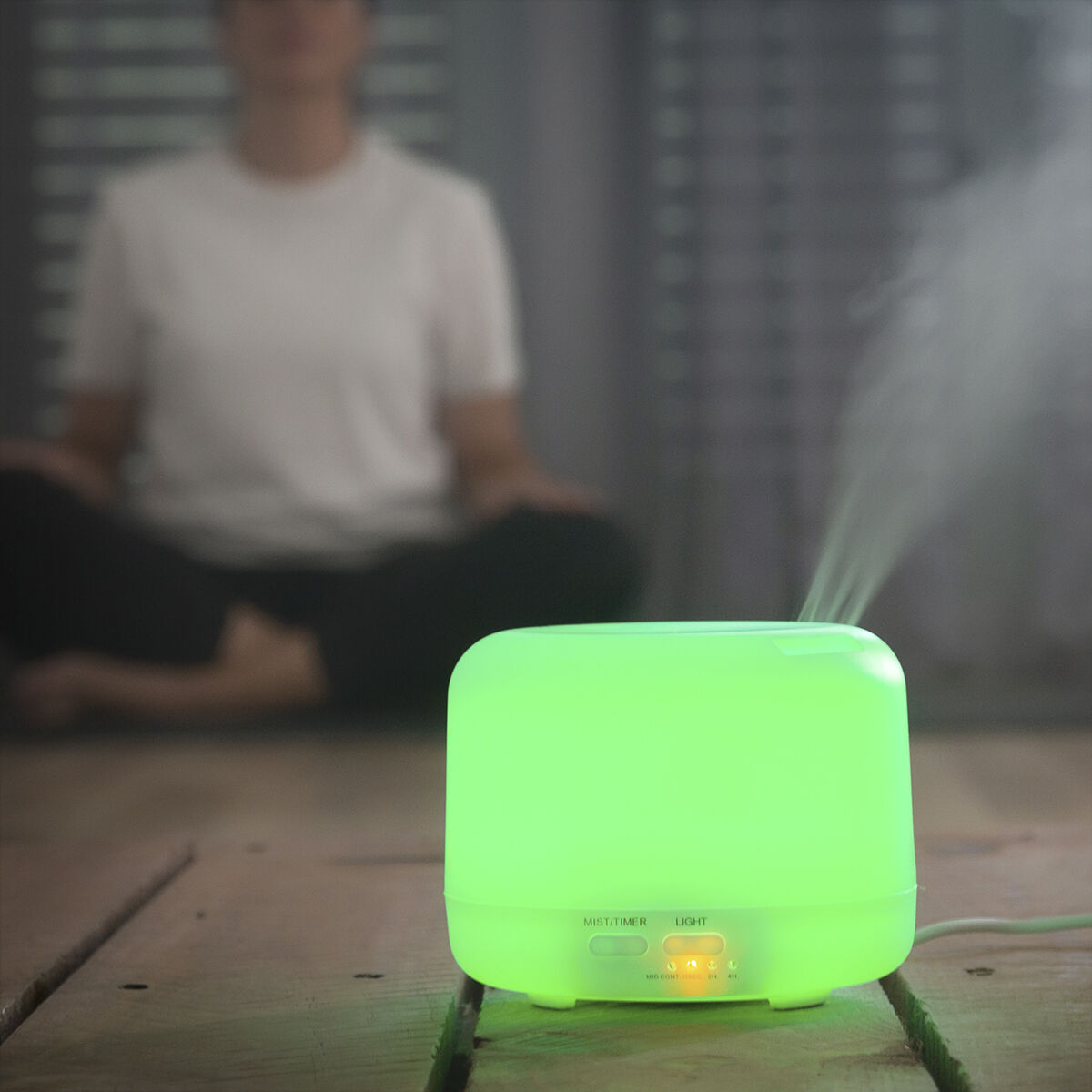 Humidificador Difusor de Aromas com LED Multicores Steloured InnovaGoods - EcoNest