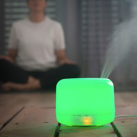 Humidificador Difusor de Aromas com LED Multicores Steloured InnovaGoods - EcoNest
