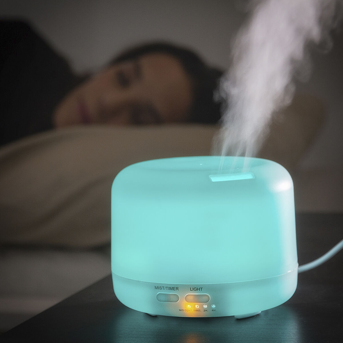 Humidificador Difusor de Aromas com LED Multicores Steloured InnovaGoods - EcoNest