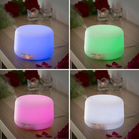 Humidificador Difusor de Aromas com LED Multicores Steloured InnovaGoods - EcoNest