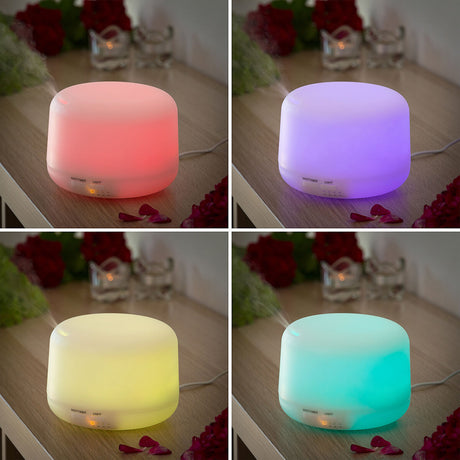 Humidificador Difusor de Aromas com LED Multicores Steloured InnovaGoods - EcoNest