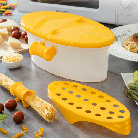 Caixa para Cozinhar Massa no Micro-ondas 4 em 1 com Acessórios e Receitas Pastrainest InnovaGoods - EcoNest