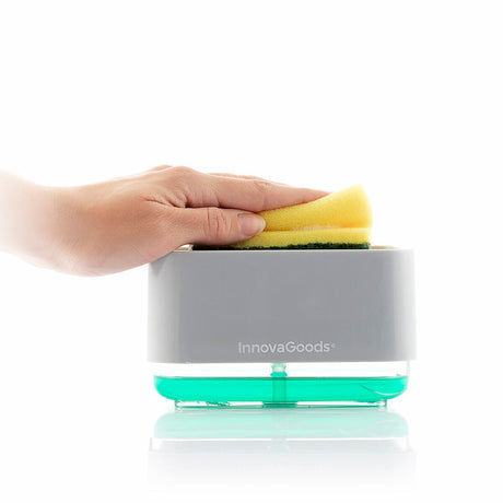 Dispensador de detergente 2 em 1 para lava-louça Pushoap InnovaGoods - EcoNest