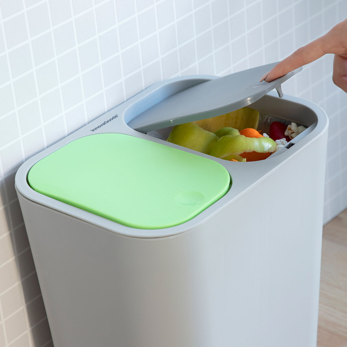 Contentor Duplo para Reciclagem Bincle InnovaGoods - EcoNest