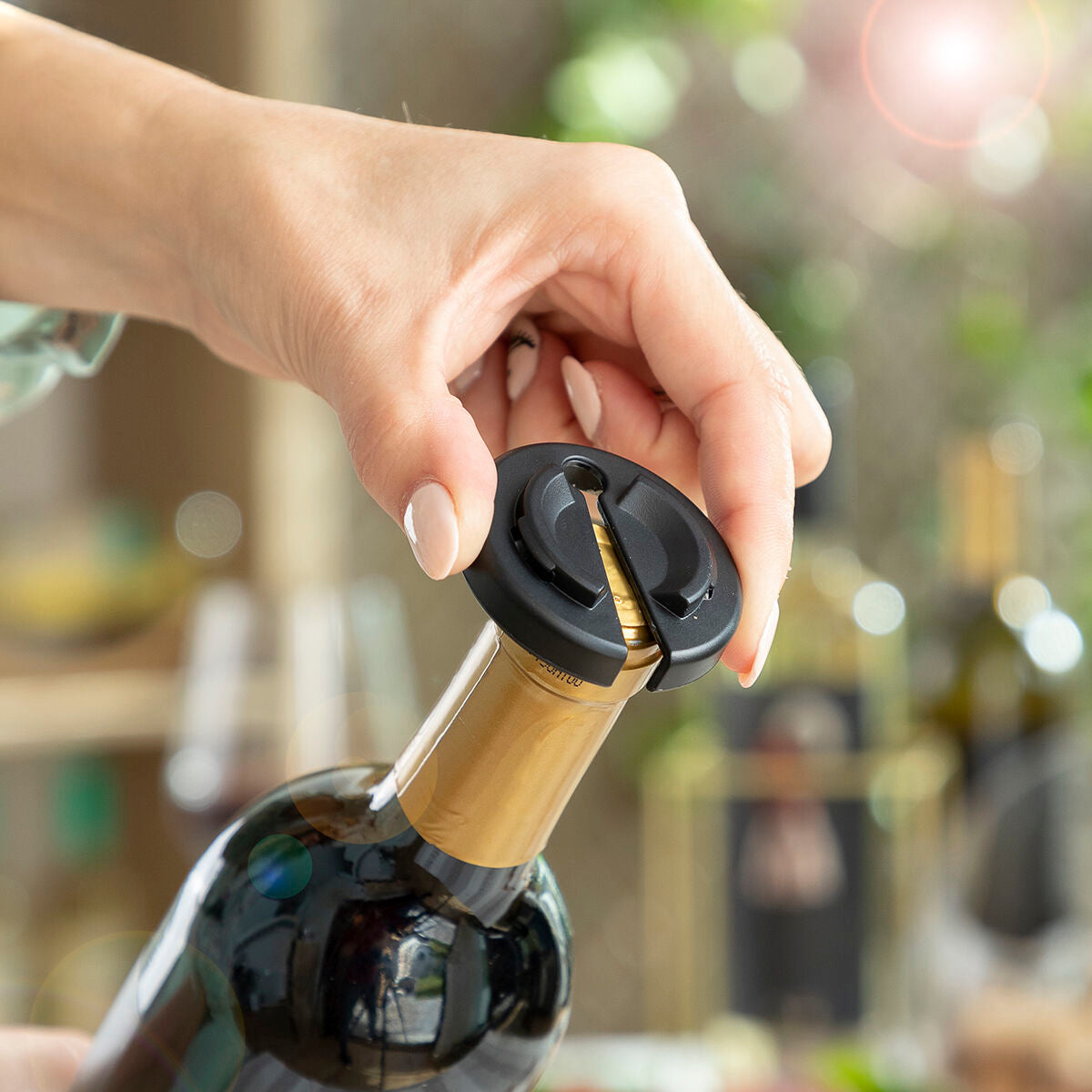 Saca-rolhas Elétrico com Acessórios para Vinho Corking InnovaGoods - EcoNest
