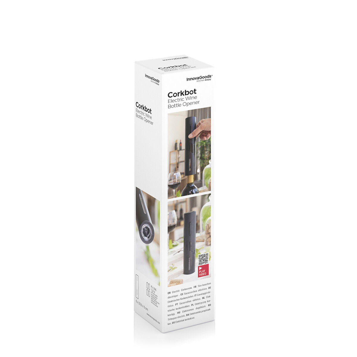 Saca-rolhas Elétrico para Garrafas de Vinho Corkbot InnovaGoods - EcoNest