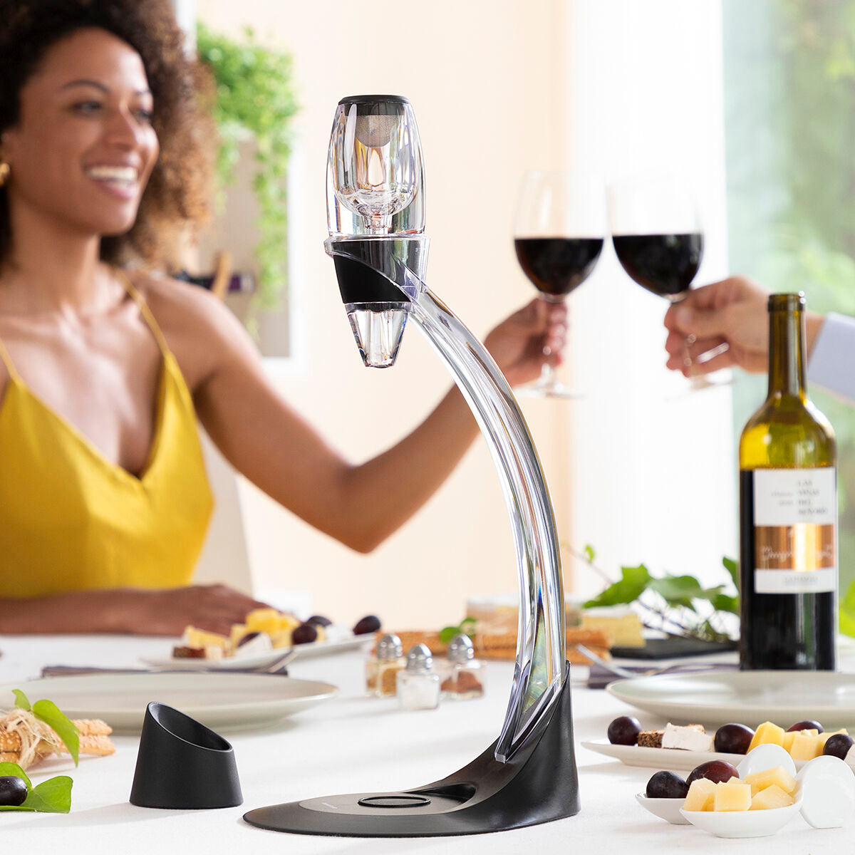 Arejador de Vinho Profissional com Suporte Torre e Base Antigota Winair InnovaGoods - EcoNest